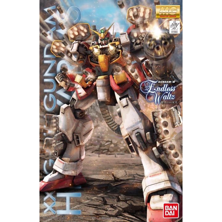 BANDAI MG Mobile Suit Gundam W EW - Master Grade Gundam Heavy Arms EW Model Kit Figure