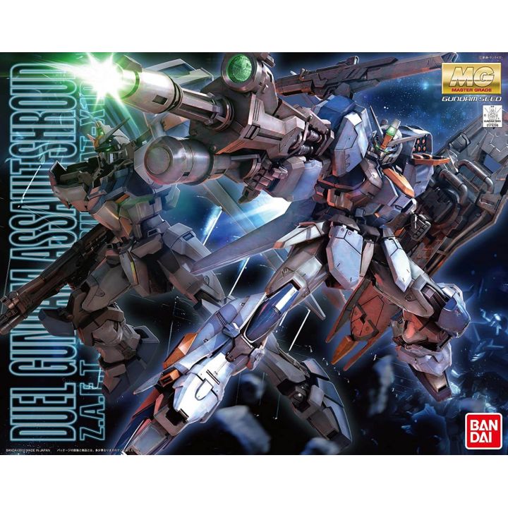 BANDAI MG Mobile Suit Gundam SEED - Master Grade Duel Gundam Assault Shroud Model Kit Figure