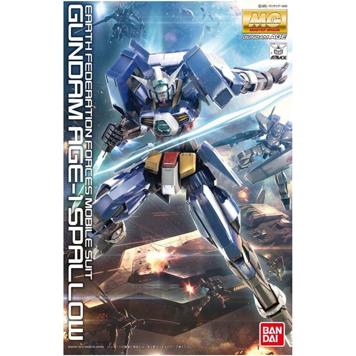 BANDAI MG Mobile Suit Gundam AGE - Master Grade Gundam AGE-1 Sparrow Model Kit Figura