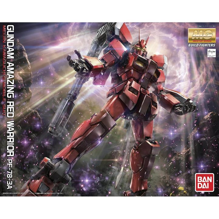 BANDAI MG Gundam Build Fighters Try - Master Grade Gundam Amazing Red Warrior Model Kit Figure