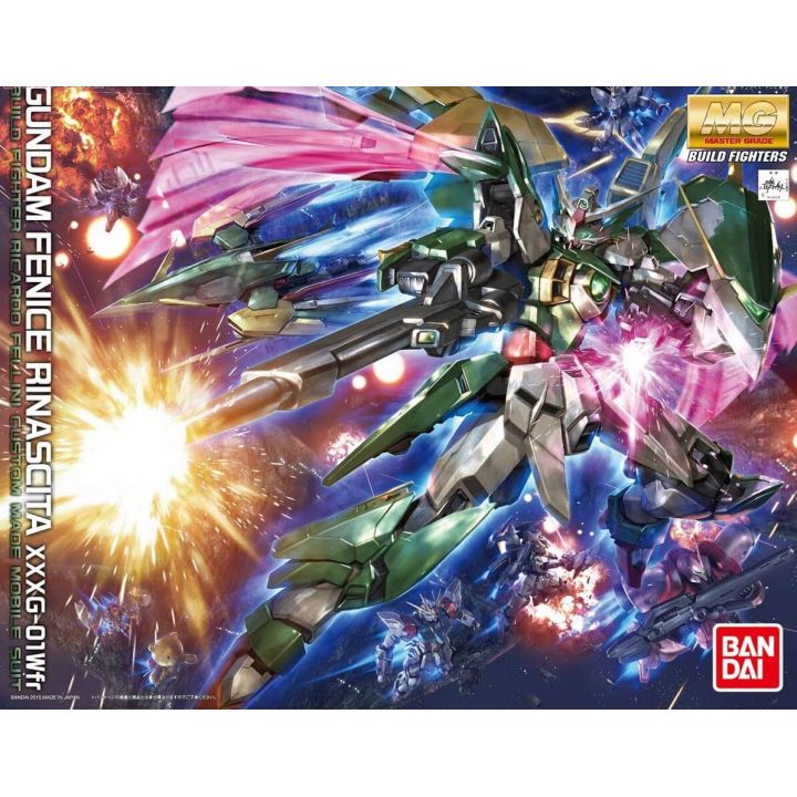 BANDAI MG Gundam Build Fighters Try - Master Grade Gundam Fenice Linersita Model Kit Figure