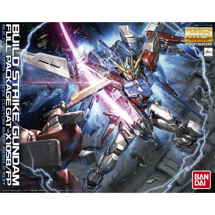 BANDAI MG Gundam Build Fighters - Master Grade Build Strike Gundam Full Package Model Kit Figure