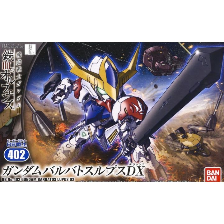 BANDAI SD Gundam BB Warrior Iron-Blooded Orphans - Super deformed Gundam Barbatos Lupus DX Model Kit Figure
