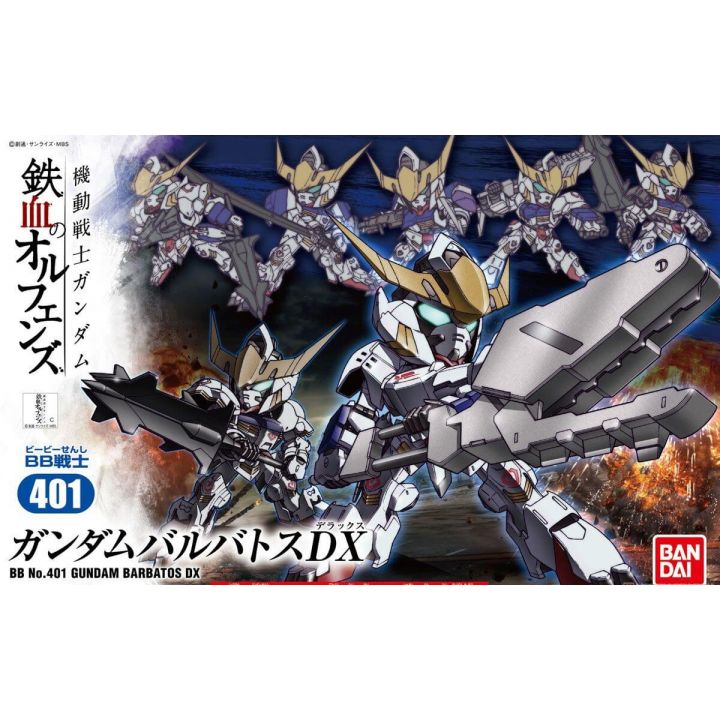 BANDAI SD Gundam BB Warrior Iron-Blooded Orphans - Super deformed Gundam Barbatos DX Model Kit Figure