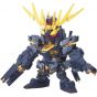 BANDAI SD Gundam BB Warrior Gundam UC - Super deformed Unicorn Gundam Unit 2 Banshee Model Kit Figure