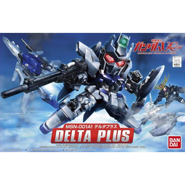 BANDAI SD Gundam BB Warrior Gundam UC - Super deformed Delta Plus Model Kit Figure