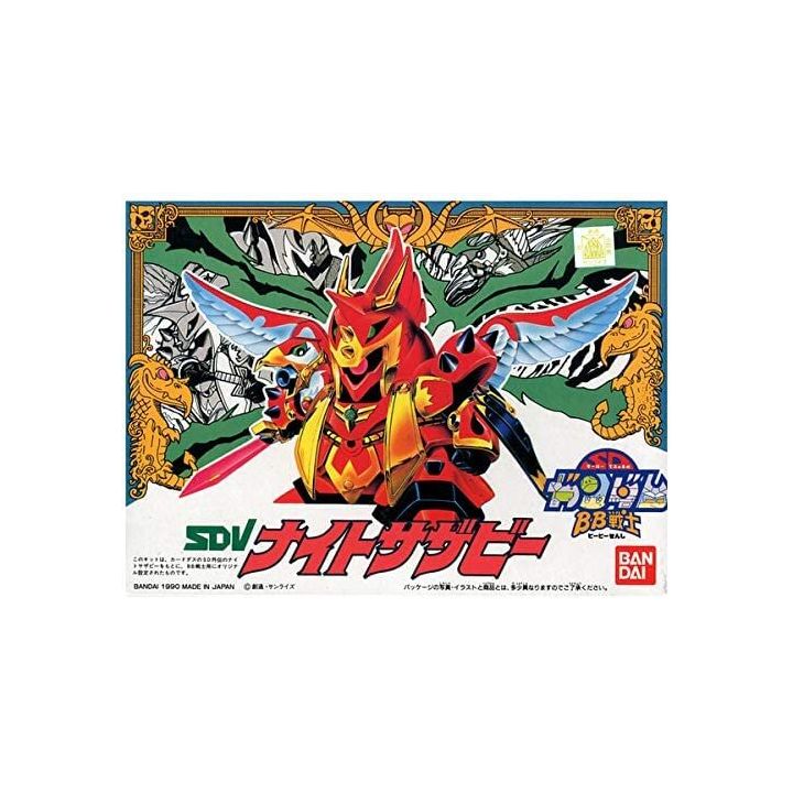 BANDAI SD Gundam BB Warrior SD Gundam Gaiden - Super deformed Knight Sazabi Model Kit Figure(Gunpla)