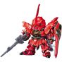 BANDAI SD Gundam BB Warrior Gundam UC - Super deformed Sinanju Model Kit Figur (Gunpla)