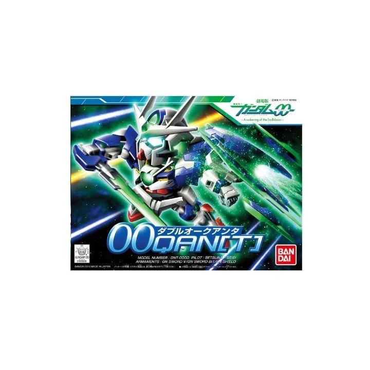 BANDAI SD Gundam BB Guerrero Gundam 00 - Super deformado 00 Quanta Modelo Kit Figura(Gunpla)