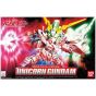 BANDAI SD Gundam BB Guerrero Gundam UC - Super deformado Unicornio Gundam Modelo Kit Figura(Gunpla)