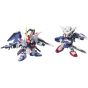 BANDAI SD Gundam BB Warrior Gundam SEED / 00 - Super deformed Freedom Gundam & Gundam Exia Model Kit Figure(Gunpla)