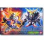 BANDAI SD Gundam BB Warrior G Gundam / W - Super deformed God Gundam & Wing Gundam Zero Custom Model Kit Figure(Gunpla)