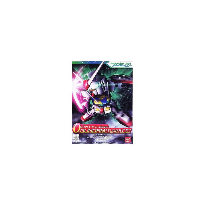 BANDAI SD Gundam BB Guerrero Gundam 00 - Super deformado O Gundam (tipo de despliegue real) Modelo Kit Figura(Gunpla)