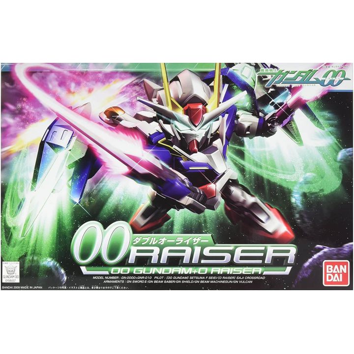 BANDAI SD Gundam BB Warrior Gundam 00 - Super deformed 00 Raiser Model Kit Figure(Gunpla)