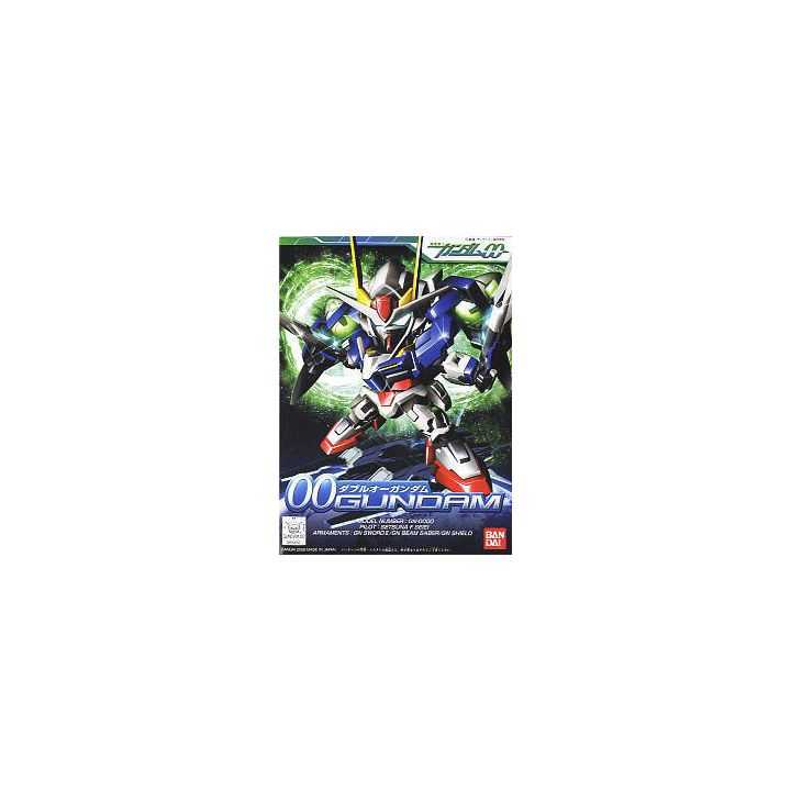 BANDAI SD Gundam BB Warrior Gundam 00 - Figura de modelo Gundam 00 superdeformada (Gunpla)