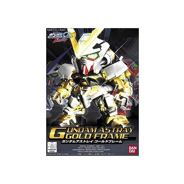 BANDAI SD Gundam BB Warrior Gundam SEED ASTRAY - Super deformed Gundam Astray Gold Frame Model Kit Figure(Gunpla)