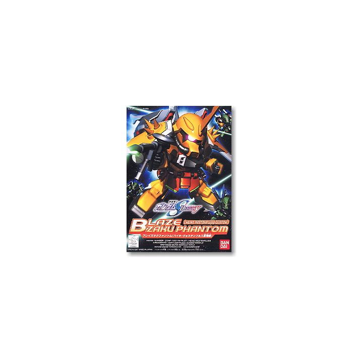 BANDAI SD Gundam BB Warrior Gundam SEED DESTINY - Super deformed Blaze Zaku Phantom for Heine Model Kit Figure(Gunpla)