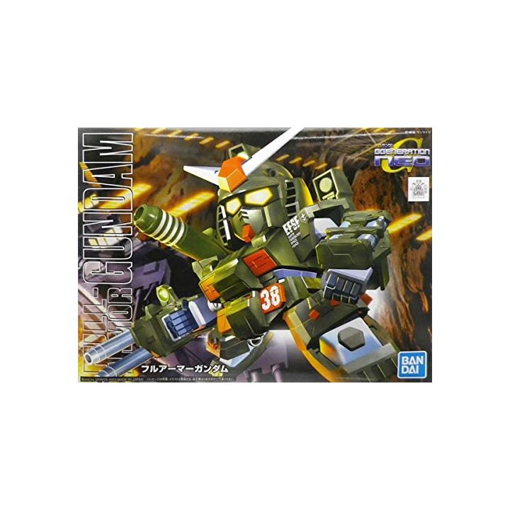 BANDAI SD Gundam BB Warrior - Super deformed Full Armor Gundam Model Kit Figure (Gunpla)
