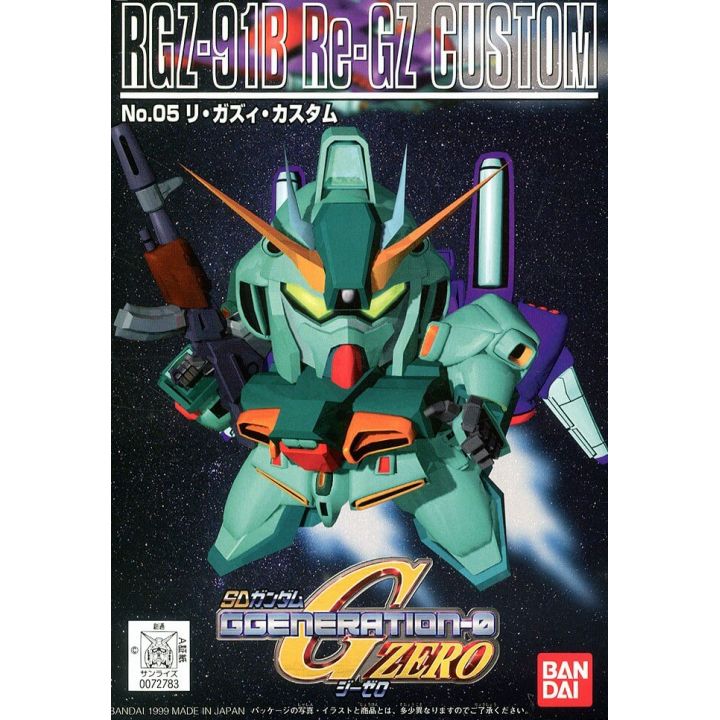 BANDAI SD Gundam G Generación Contraataque Char - Super deformado Re-GZ CUSTOM Modelo Kit Figura(Gunpla)