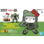 BANDAI SD GUNDAM CROSS SILHOUETTE MOBILE SUIT GUNDAM - Super deformed Hello Kitty / ZAKU II Model Kit Figure(Gunpla)