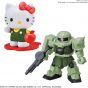 BANDAI SD GUNDAM CROSS SILHOUETTE MOBILE SUIT GUNDAM - Super deformed Hello Kitty / ZAKU II Model Kit Figure(Gunpla)