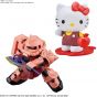BANDAI SD GUNDAM CROSS SILHOUETTE MOBILE SUIT GUNDAM - Super deformierte Hello Kitty / Char's Zaku II Model Kit Figur (Gunpla)