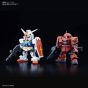 BANDAI SD GUNDAM CROSS SILHOUETTE - Super deformed GUNDAM & CHAR's ZAKU II Model Kit Figure(Gunpla)