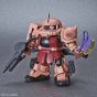 BANDAI SD GUNDAM CROSS SILHOUETTE - Super deformed CHAR's ZAKU II Model Kit Figure(Gunpla)