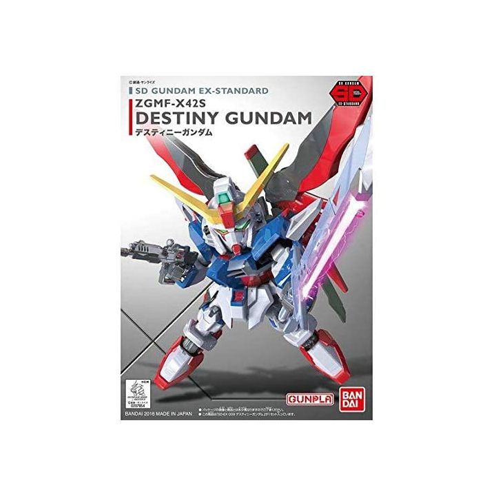 BANDAI SD GUNDAM EX-STANDARD MOBILE SUIT GUNDAM SEED DESTINY - Super deformed DESTINY GUNDAM Model Kit Figure (Gunpla)