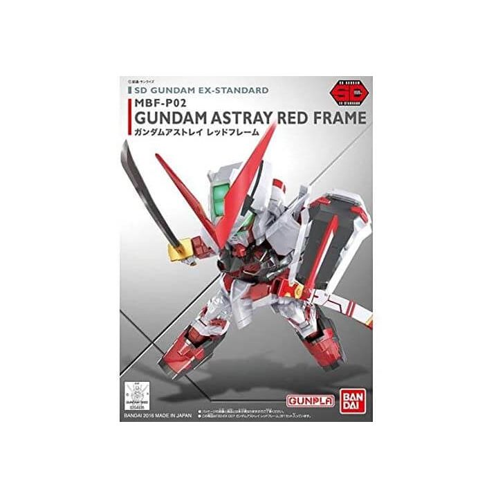 BANDAI SD GUNDAM EX-STANDARD MOBILE SUIT GUNDAM SEED ASTRAY - Super deformed GUNDAM ASTRAY RED FRAME Model Kit Figure (Gunpla)