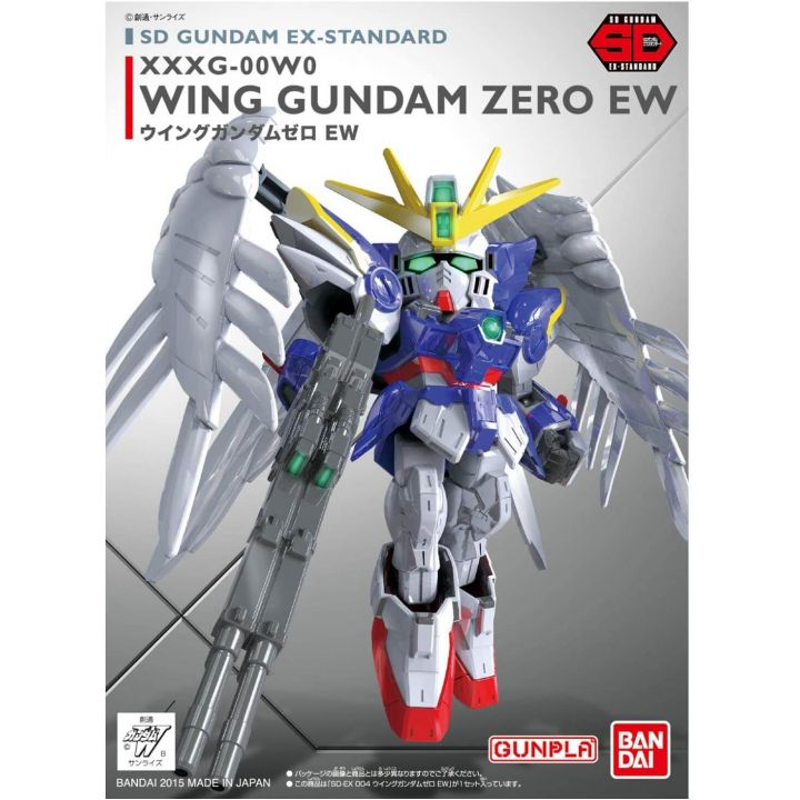 BANDAI SD GUNDAM EX-STANDARD MOBILE SUIT GUNDAM W EW - Super deformed WING GUNDAM ZERO EW Model Kit Figura (Gunpla)