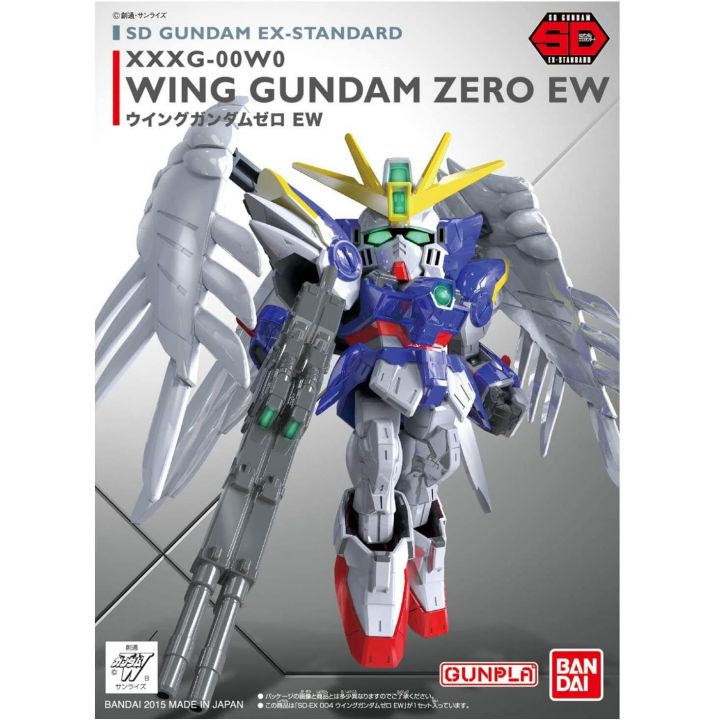 BANDAI SD GUNDAM EX-STANDARD MOBILE SUIT GUNDAM W EW - Super deformed WING GUNDAM ZERO EW Model Kit Figure(Gunpla)