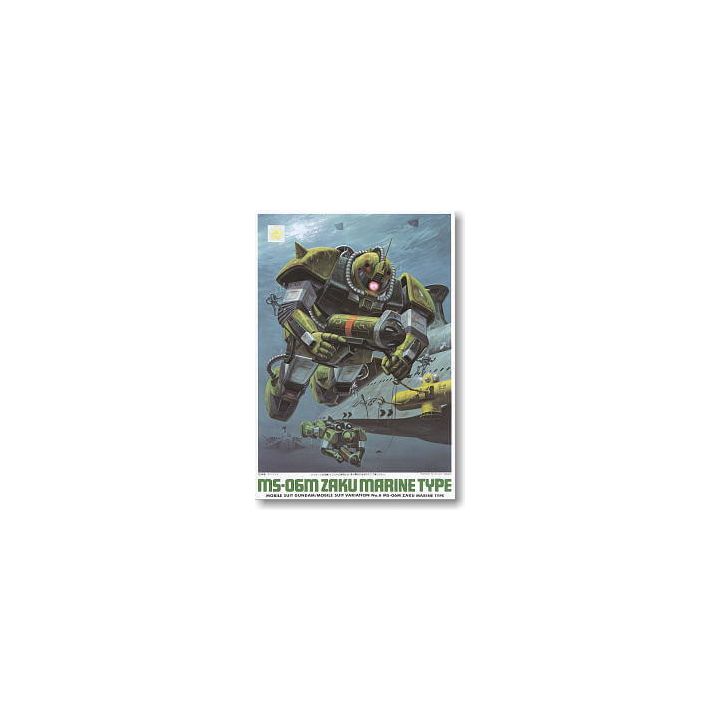 BANDAI 1/144 MOBILE SUIT GUNDAM MSV - ZAKU Marine Type Model Kit Figura (Gunpla)