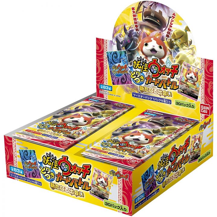 BANDAI - Yokai Watch - Toritsuki Batalla de Cartas - Aratanaru Dai Booster Pack CAJA