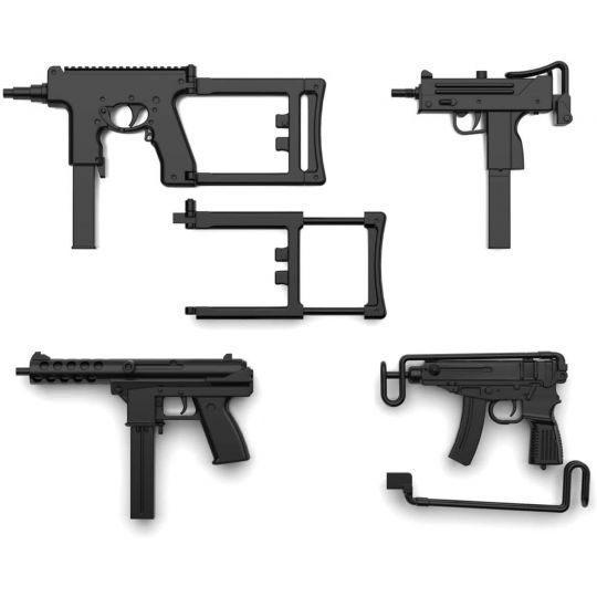 TOMYTEC Little Armory LA058  Compact SMG Set  Plastic Model Kit