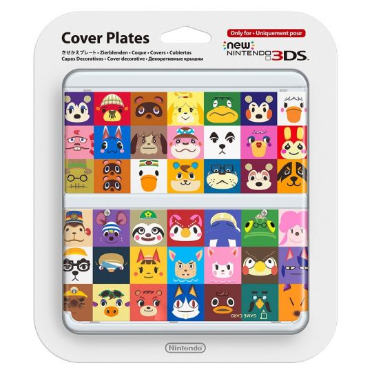 Kisekae plate No.068 (Animal Crossing) NINTENDO 3DS 