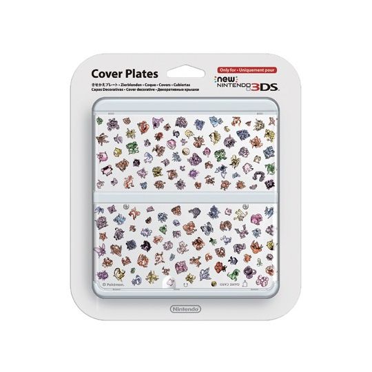 Nintendo Kisekae plate No.072 POKEMON  [New for Nintendo 3DS Accessories]