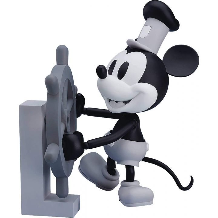 Good Smile Company - Nendoroid Mickey Mouse Steamboat Willie 1928 Figure (B&W Ver.)