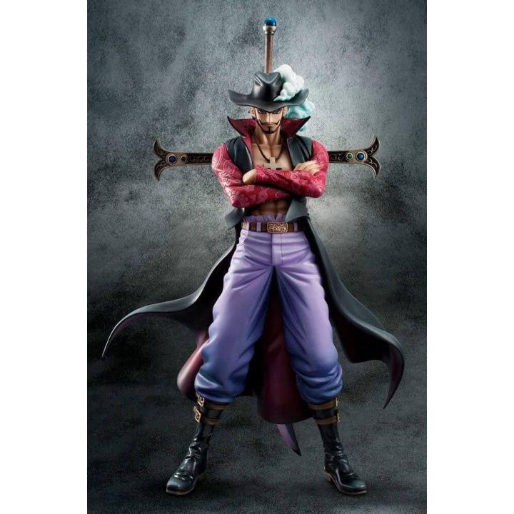MEGAHOUSE - P.O.P Portrait of Pirates One Piece - NEO-DX - 'Hawk-Eye' Dracule Mihawk ver.2 Figure