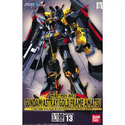 BANDAI 1/100 MOBILE SUIT GUNDAM SEED ASTRAY - GUNDAM ASTRAY GOLD FRAME AMATSU Model Kit Figura (Gunpla)