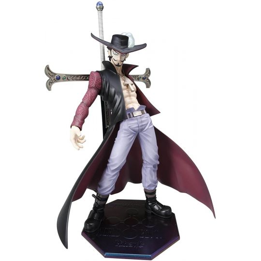 MEGAHOUSE - P.O.P Portrait of Pirates One Piece - NEO-DX - 'Hawk-Eye' Mihawk Figure