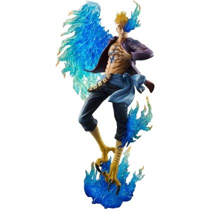 MEGAHOUSE - P.O.P Retrato de Piratas One Piece - MAS - Figura Marco 'Fénix
