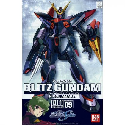 BANDAI 1/100 MOBILE SUIT GUNDAM SEED - BLITZ GUNDAM Model Kit Figure(Gunpla)