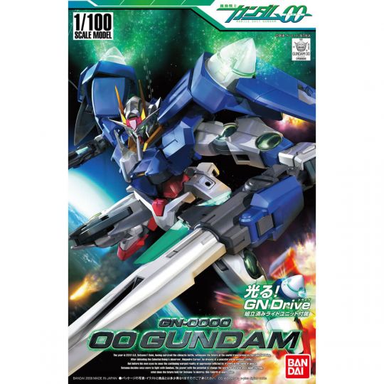 BANDAI 1/100 MOBILE SUIT GUNDAM 00 - 00 GUNDAM Model Kit Figure(Gunpla)