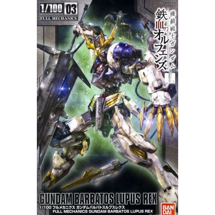 BANDAI 1/100 FULL MECHANICS MOBILE SUIT GUNDAM IRON-BLOODED ORPHANS - GUNDAM BARBATOS LUPUS REX Model Kit Figure(Gunpla)